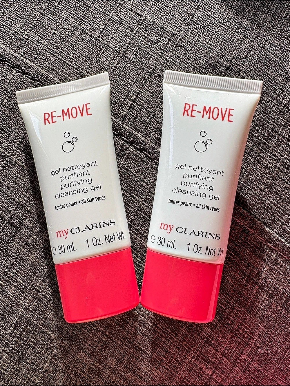 Clarins RE-MOVE Purifying Cleansing Gel 2-Pack